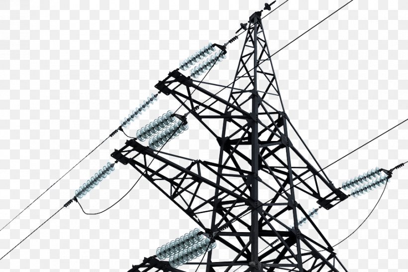 Electricity Transmission Tower Public Utility Overhead Power Line High Voltage, PNG, 900x600px, Electricity, Area, Electric Potential Difference, Electric Power, Electric Power Transmission Download Free