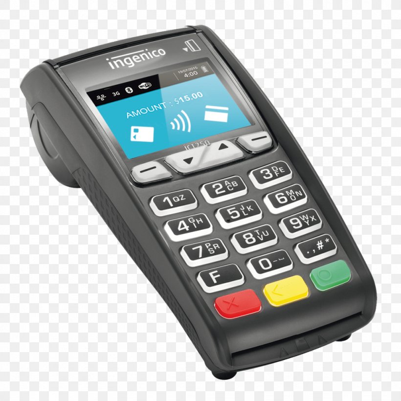 EMV Payment Terminal Contactless Payment Point Of Sale Ingenico, PNG, 1024x1024px, Emv, Cellular Network, Contactless Payment, Credit Card, Debit Card Download Free