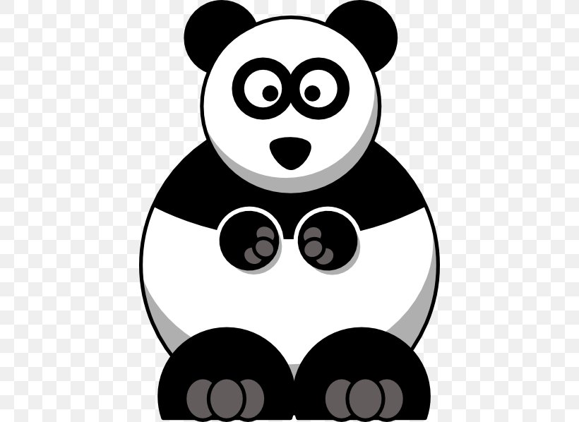 Giant Panda Bear Cartoon Clip Art, PNG, 426x598px, Watercolor, Cartoon, Flower, Frame, Heart Download Free