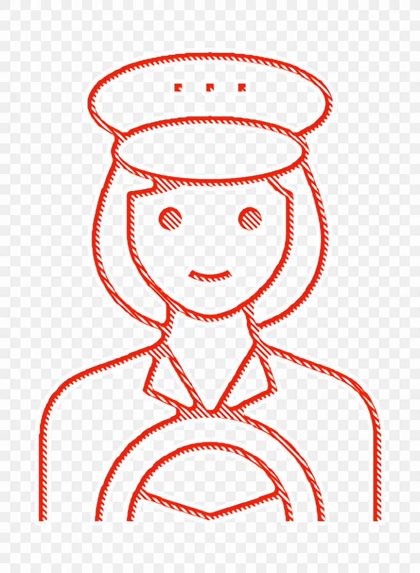 Occupation Woman Icon Professions And Jobs Icon Taxi Driver Icon, PNG, 844x1152px, Occupation Woman Icon, Face, Facial Expression, Head, Line Download Free