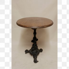 One Legged Table - Antique Angle PNG