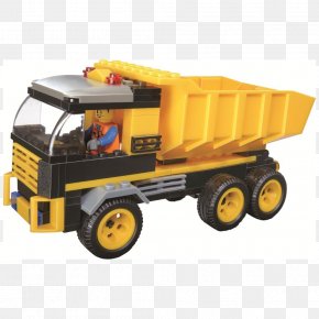 Dump Truck - Car Dump Truck Architectural Engineering Toy Block PNG