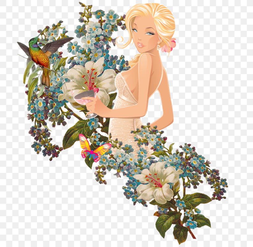 Floral Design Cut Flowers Flower Bouquet Illustration, PNG, 720x800px, Floral Design, Art, Blue, Blue Flower, Blume Download Free