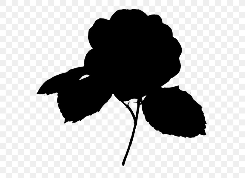 Flower Plant Stem Leaf Clip Art Silhouette, PNG, 627x596px, Flower, Black M, Blackandwhite, Botany, Flowering Plant Download Free