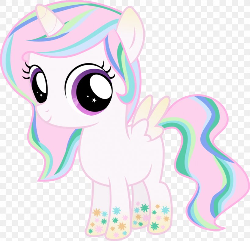 Princess Celestia Twilight Sparkle Princess Luna Rainbow Dash Pony, PNG, 911x878px, Watercolor, Cartoon, Flower, Frame, Heart Download Free