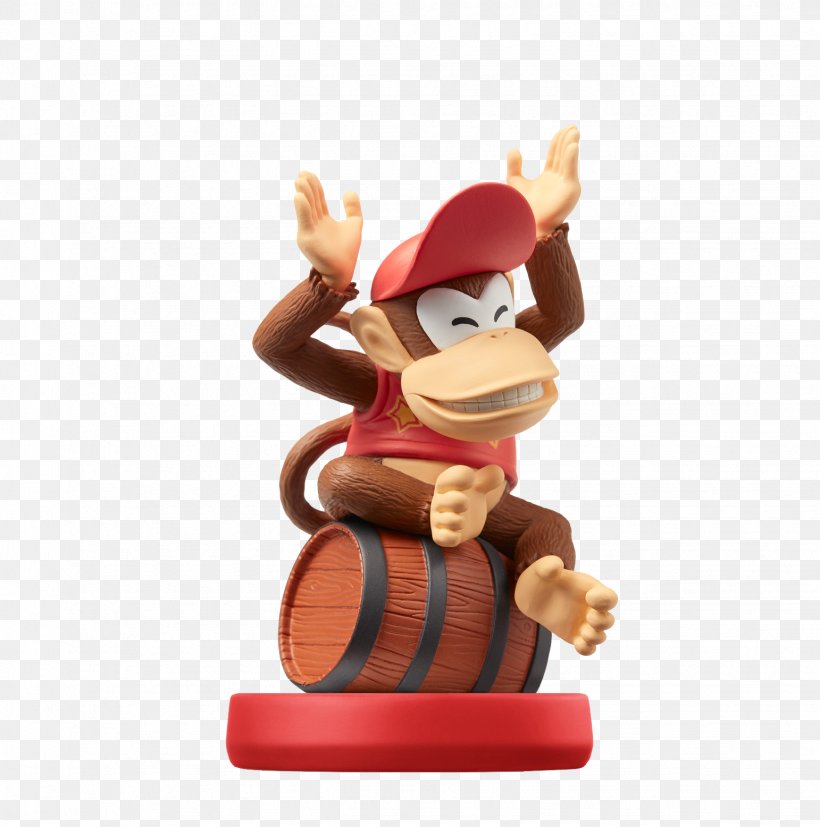 Donkey Kong Super Smash Bros. For Nintendo 3DS And Wii U Amiibo, PNG, 1542x1557px, Donkey Kong, Amiibo, Diddy Kong, Figurine, Finger Download Free
