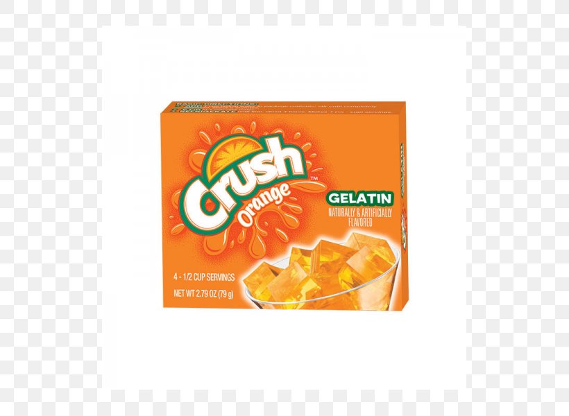 Gelatin Dessert Fizzy Drinks Orange Soft Drink Crush Jell-O, PNG, 525x600px, Gelatin Dessert, Convenience Food, Crush, Dessert, Fizzy Drinks Download Free