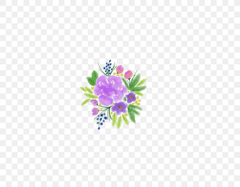 Purple Watercolor Flower, PNG, 494x640px, Watercolor Painting, Anniversary, Delphinium, Floral Design, Flower Download Free