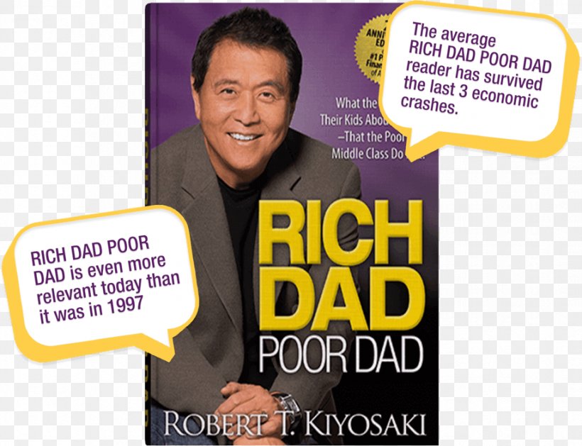 Rich Dad Poor Dad, Robert T. Kiyosaki: Psychology Robert Kiyosaki Why We Want You To Be Rich: Two Men, One Message Think And Grow Rich, PNG, 916x703px, Rich Dad Poor Dad, Book, Finance, Investment, Personal Development Download Free