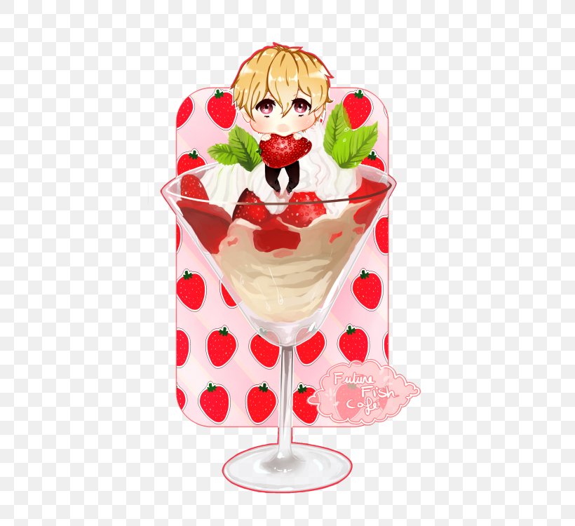 Sundae Ice Cream Parfait Stemware Strawberry, PNG, 445x750px, Sundae, Cream, Dairy Product, Dessert, Dondurma Download Free