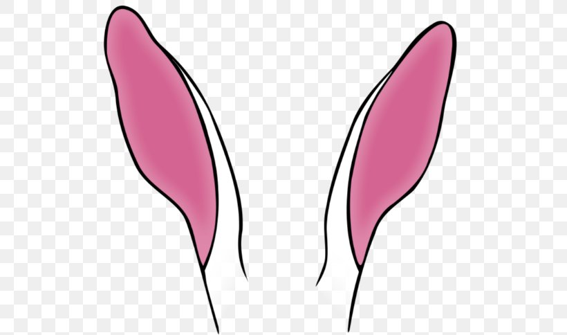 Rabbit Ear Easter Bunny Clip Art, PNG, 535x484px, Rabbit, Ear, Easter Bunny, Flower, Magenta Download Free