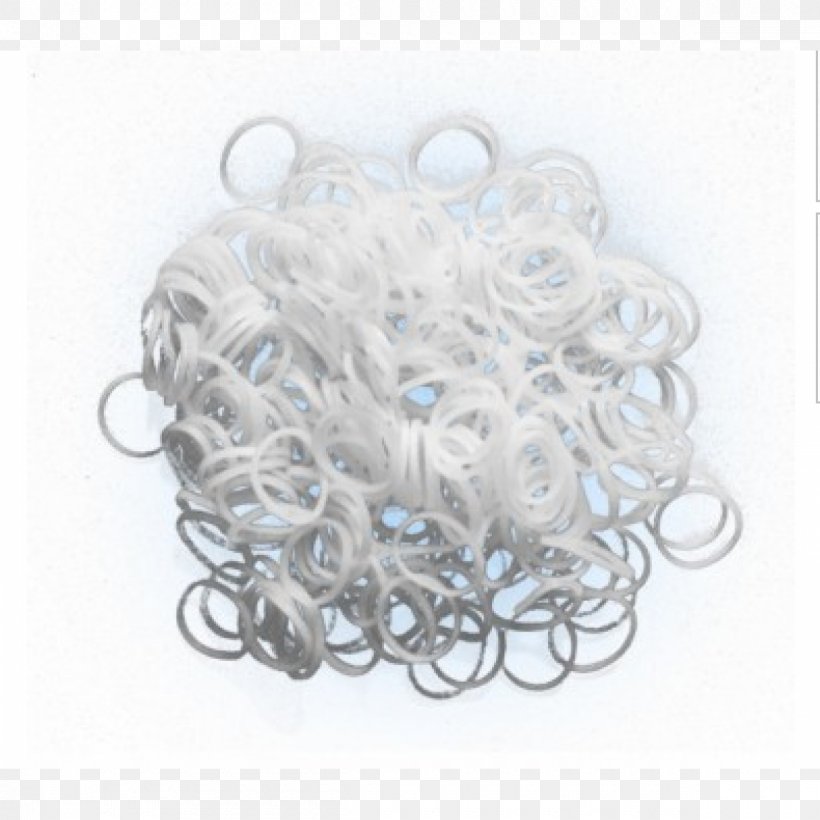 Rainbow Loom Rubber Bands Silver, PNG, 1200x1200px, Rainbow Loom, Loom, Rubber Bands, Silver, White Download Free
