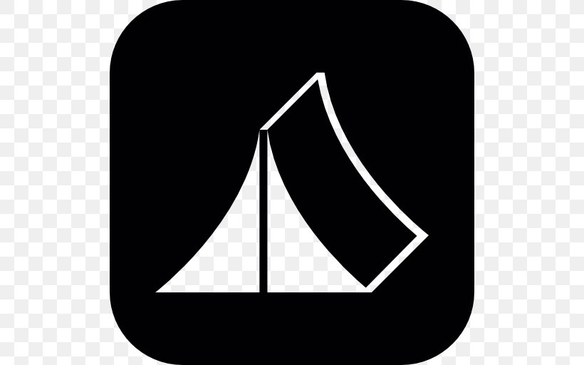Tent Camping Campsite Recreation, PNG, 512x512px, Tent, Area, Black, Black And White, Brand Download Free