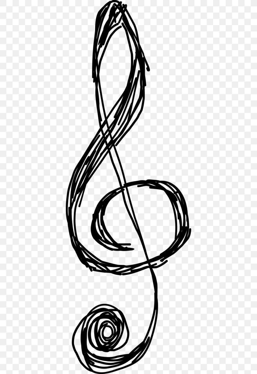 Treble Clef Drawing Musical Note, PNG, 400x1192px, Watercolor, Cartoon, Flower, Frame, Heart Download Free