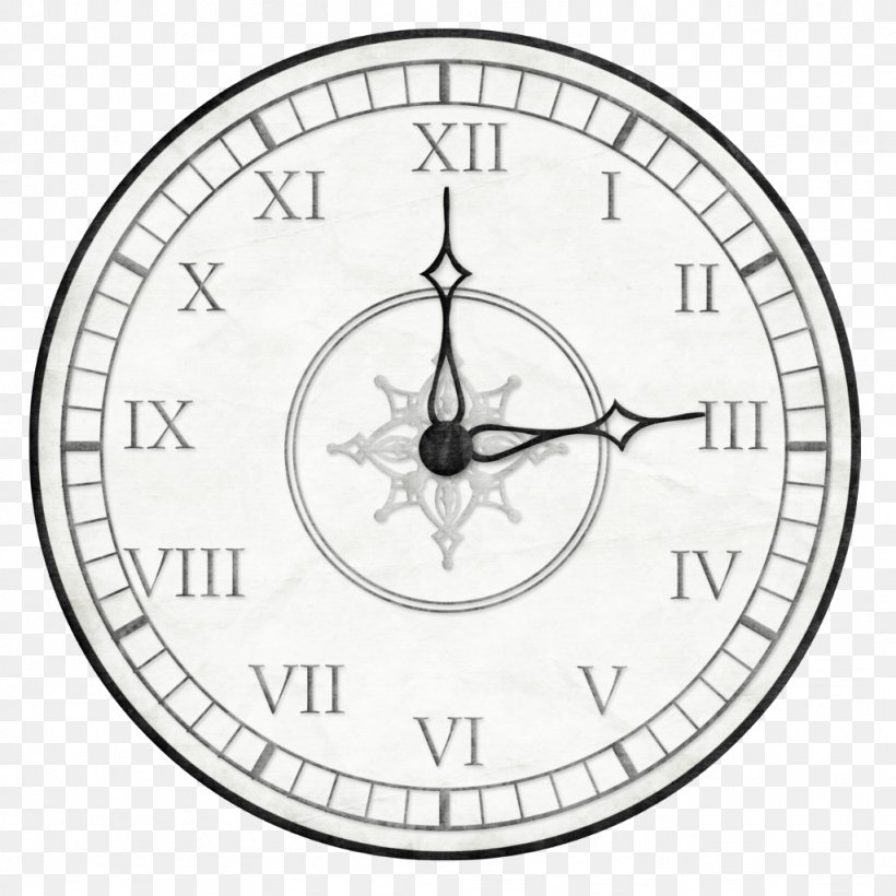 Wall Clocks Vector Graphics Clock Face Wall Clock Stickers, PNG, 1024x1024px, Clock, Alarm Clocks, Area, Black And White, Clock Face Download Free