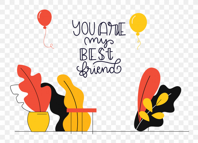 Best Friends You Are My Best Friends, PNG, 3000x2176px, Best Friends, Cartoon, Earth Day, Logo, Natural Environment Download Free