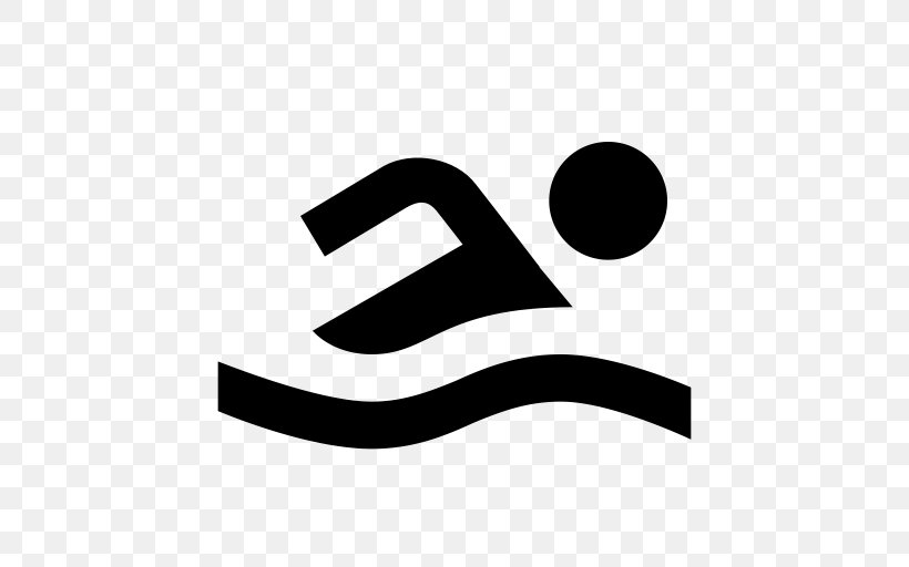 Swimming Sport, PNG, 512x512px, Swimming, Android Lollipop, Black And White, Brand, Icon Design Download Free