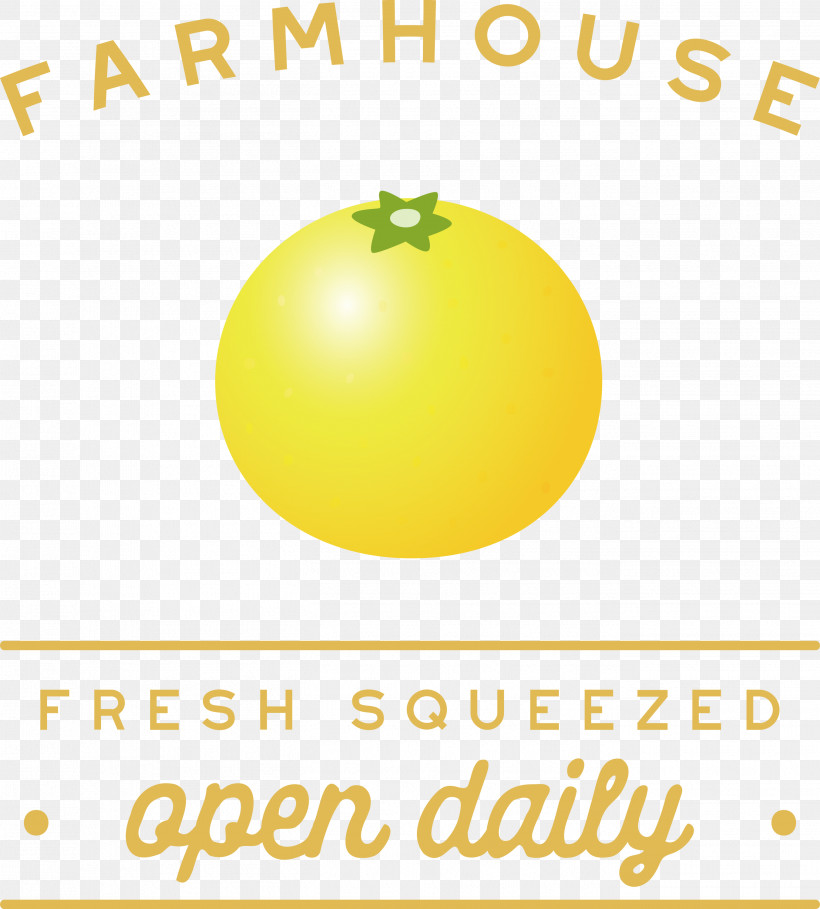 Farmhouse Fresh Squeezed Open Daily, PNG, 2704x2999px, Farmhouse, Citrus, Fresh Squeezed, Fruit, Geometry Download Free