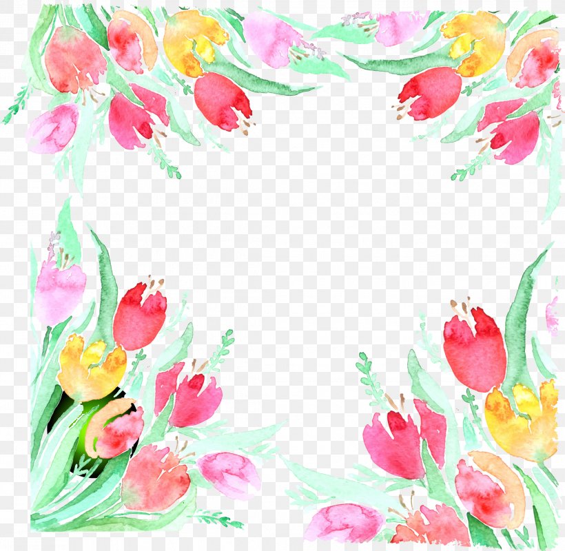 Flower Tulip Watercolor Painting, PNG, 2217x2163px, Flower, Cut Flowers, Flora, Floral Design, Floristry Download Free
