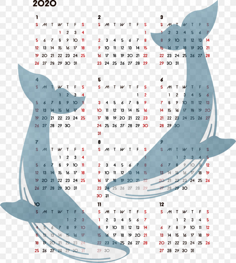 Animal Figure Fish Pattern, PNG, 2694x3000px, 2020 Calendar, 2020 Yearly Calendar, Animal Figure, Fish, Paint Download Free
