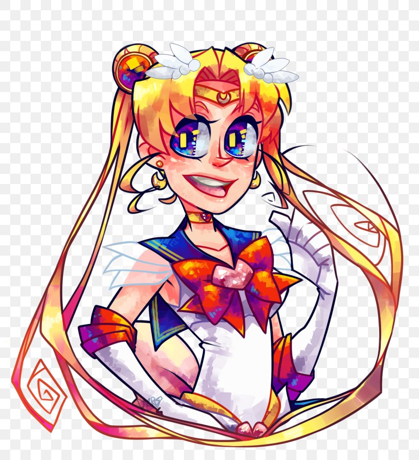 DeviantArt Sailor Moon Fan Art Chibiusa, PNG, 800x900px, Watercolor, Cartoon, Flower, Frame, Heart Download Free