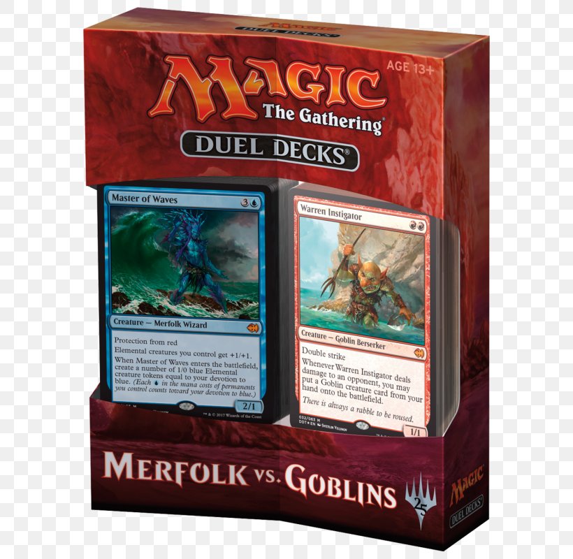 Magic: The Gathering Duel Decks: Merfolk Vs. Goblins Playing Card Duel Decks: Elves Vs. Goblins, PNG, 638x800px, Magic The Gathering, Card Game, Card Sleeve, Collectible Card Game, Duel Decks Divine Vs Demonic Download Free
