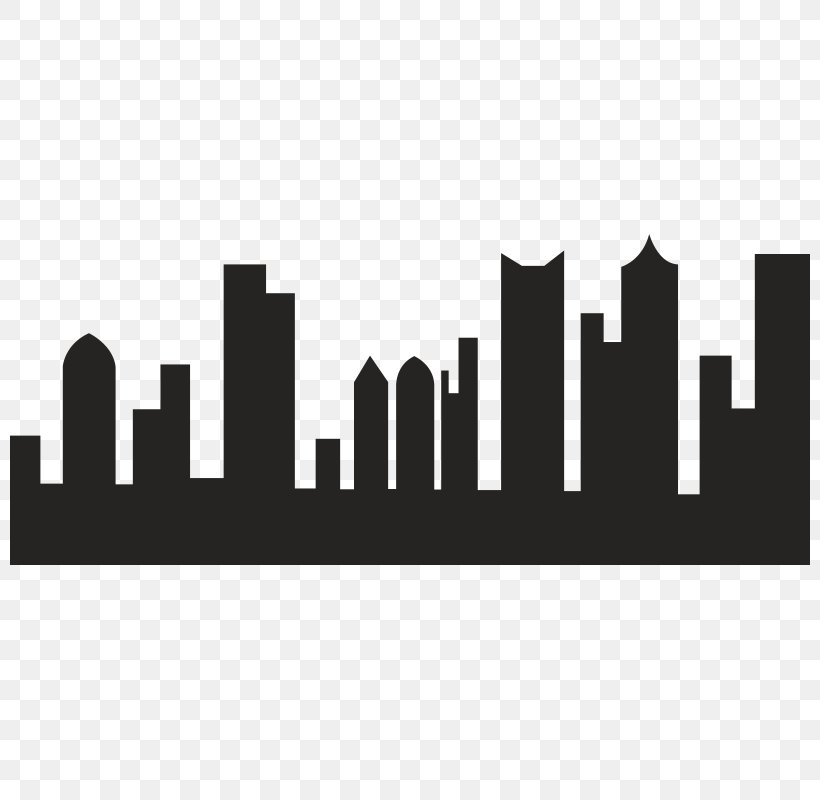 Silhouette Logo Skyline Brand City, PNG, 800x800px, Silhouette, Black, Black And White, Brand, City Download Free