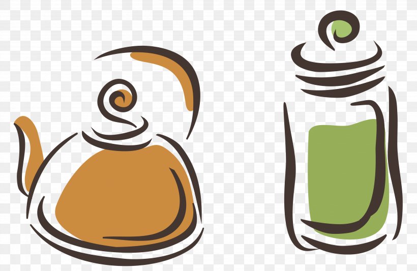 Teaware Clip Art, PNG, 3889x2529px, Tea, Artwork, Beak, Food, Logo Download Free
