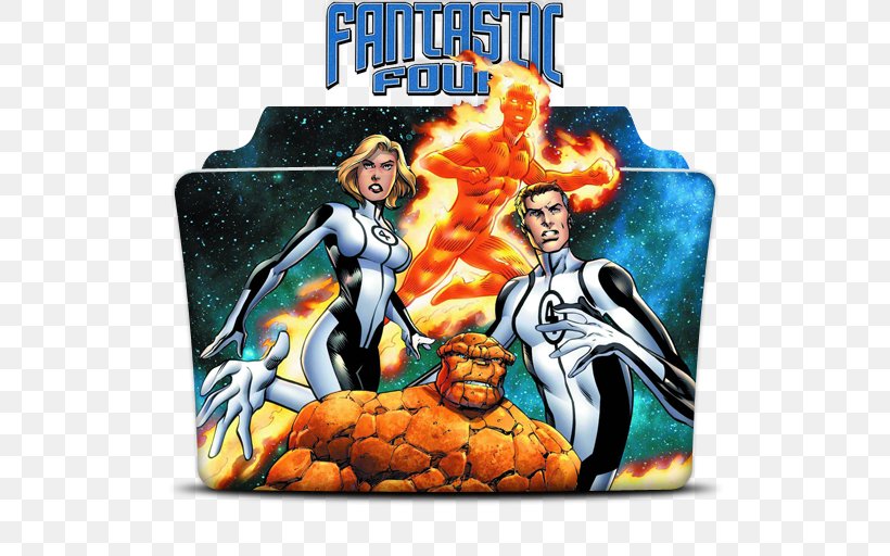 Fantastic Four, PNG, 512x512px, Mister Fantastic, Comics, Fantastic Four, Fiction, Fictional Character Download Free