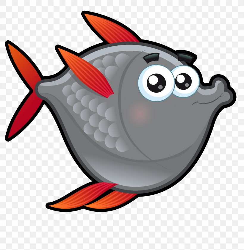 Fish Euclidean Vector Drawing Cartoon, PNG, 2144x2202px, Fish, Beak, Cartoon, Comics, Drawing Download Free