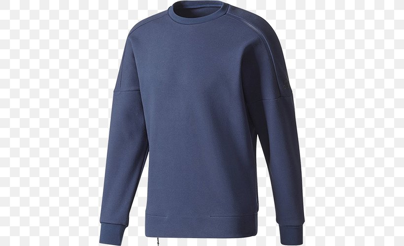 Long-sleeved T-shirt Long-sleeved T-shirt Sweater Adidas, PNG, 500x500px, Sleeve, Active Shirt, Adidas, Blue, Bluza Download Free
