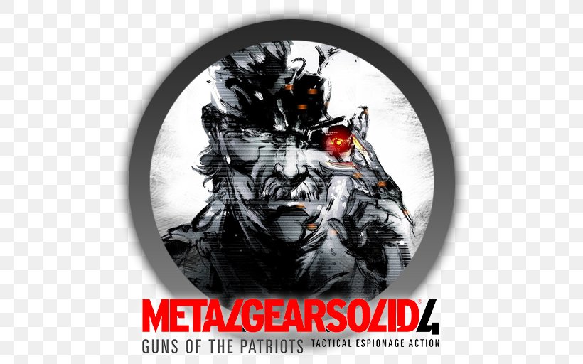 Metal Gear Solid 4: Guns Of The Patriots Metal Gear Solid V: The Phantom Pain Solid Snake The Art Of Metal Gear Solid I-IV, PNG, 512x512px, Metal Gear Solid, Ashley Wood, Big Boss, Fictional Character, Hideo Kojima Download Free