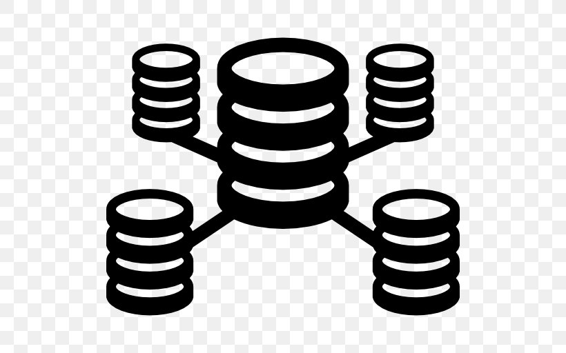Database Server Computer Cluster High Availability, PNG, 512x512px, Database, Artwork, Auto Part, Black And White, Computer Cluster Download Free