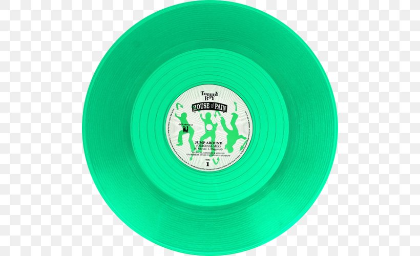 House Of Pain Jump Around / Top O’ The Morning To Ya Top O’ The Morning To Ya (remix) Phonograph Record, PNG, 500x500px, House Of Pain, Green, House, Jump Around, Pete Rock Download Free