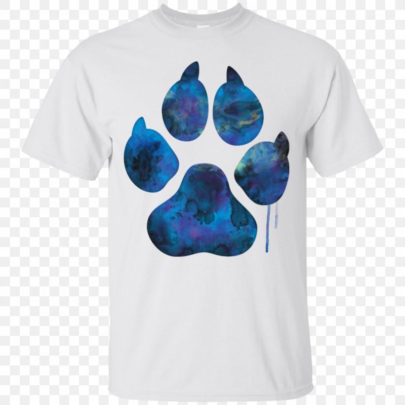 T-shirt Paw Footprint Dog, PNG, 1155x1155px, Tshirt, Animal Track, Aqua, Bear, Blue Download Free