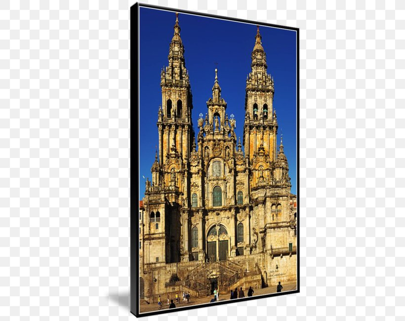 Cathedral Of Santiago De Compostela Gallery Wrap Spire Martín De Tours, PNG, 404x650px, Cathedral Of Santiago De Compostela, Abbey, Architecture, Art, Basilica Download Free