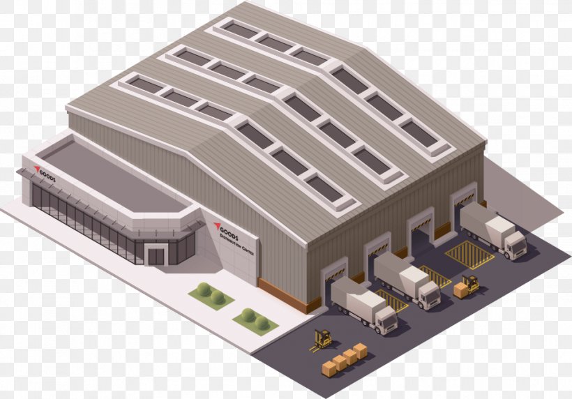 Warehouse Isometric Projection Building, PNG, 966x674px, Warehouse, Building, Electronic Component, Forklift, Infographic Download Free
