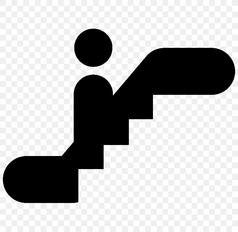 Escalator Stairs Vecteur Elevator, PNG, 800x800px, Escalator, Architectural Engineering, Black, Black And White, Brand Download Free