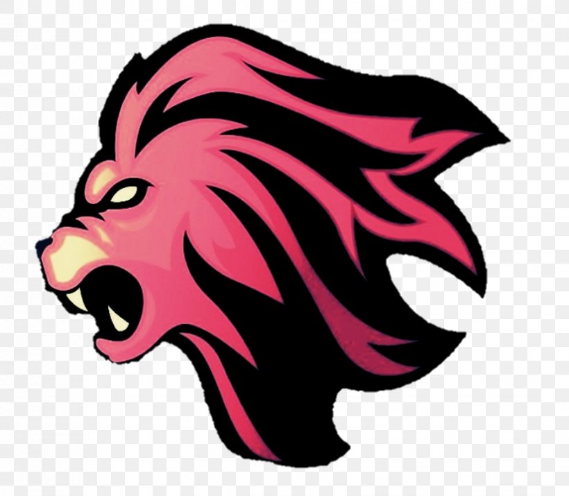 Lion Logo, PNG, 825x720px, Lion, Cartoon, Logo, Pink, Portrait Download Free