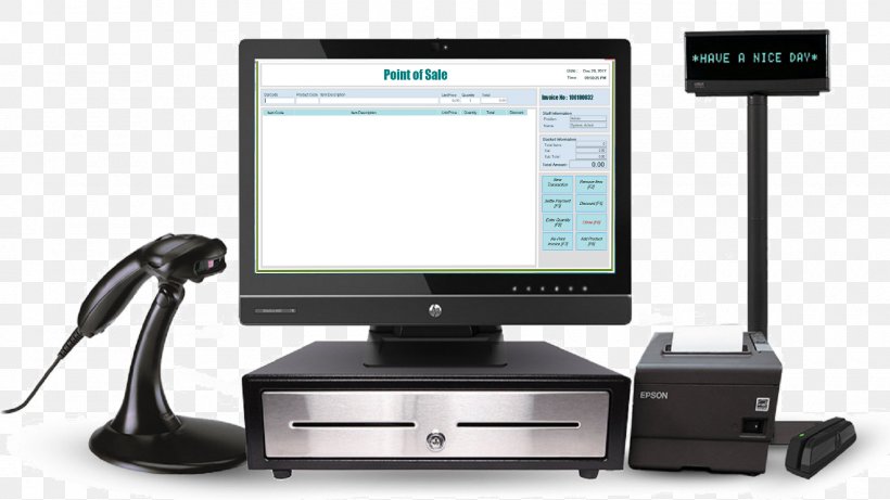 Point Of Sale Sales Business Retail Cash Register, PNG, 1600x900px, Point Of Sale, Barcode, Business, Cash Register, Company Download Free
