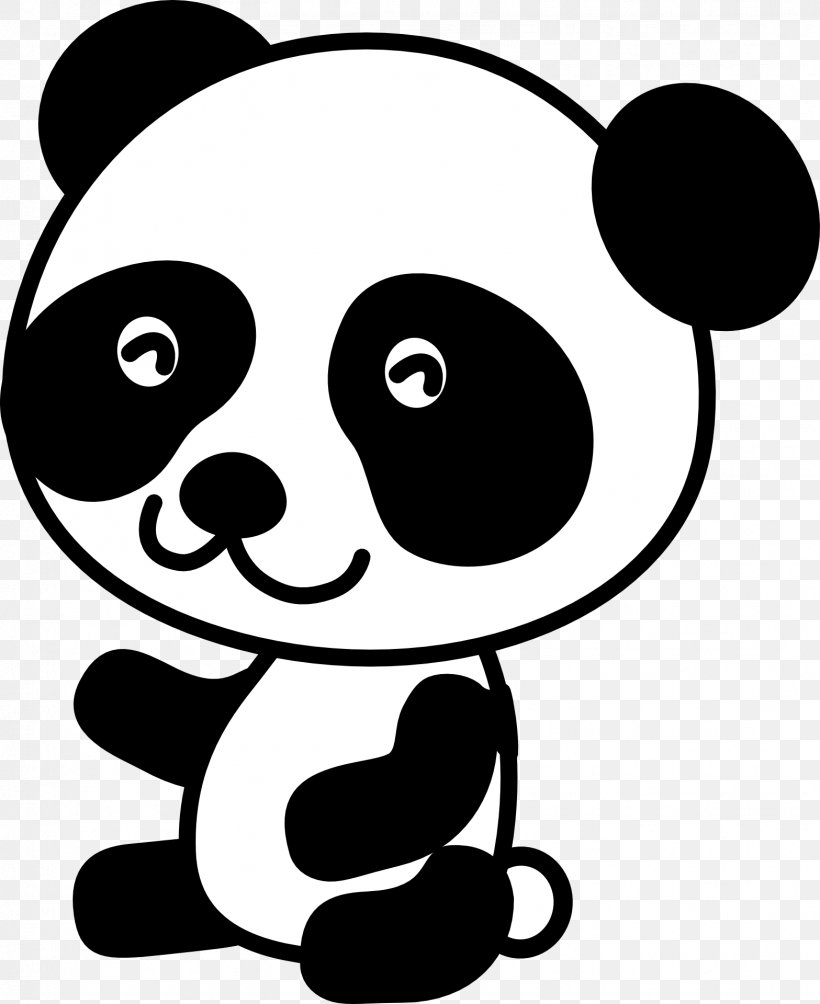 Giant Panda Red Panda Bear Clip Art, PNG, 1567x1920px, Giant Panda, Artwork, Bear, Black, Black And White Download Free