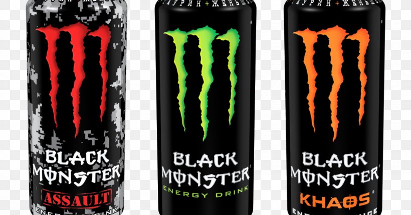 Monster Energy Energy Drink Fizzy Drinks Red Bull Caffeinated Drink, PNG, 1200x630px, Monster Energy, Alcoholic Drink, Beverage Can, Bottle, Caffeinated Drink Download Free