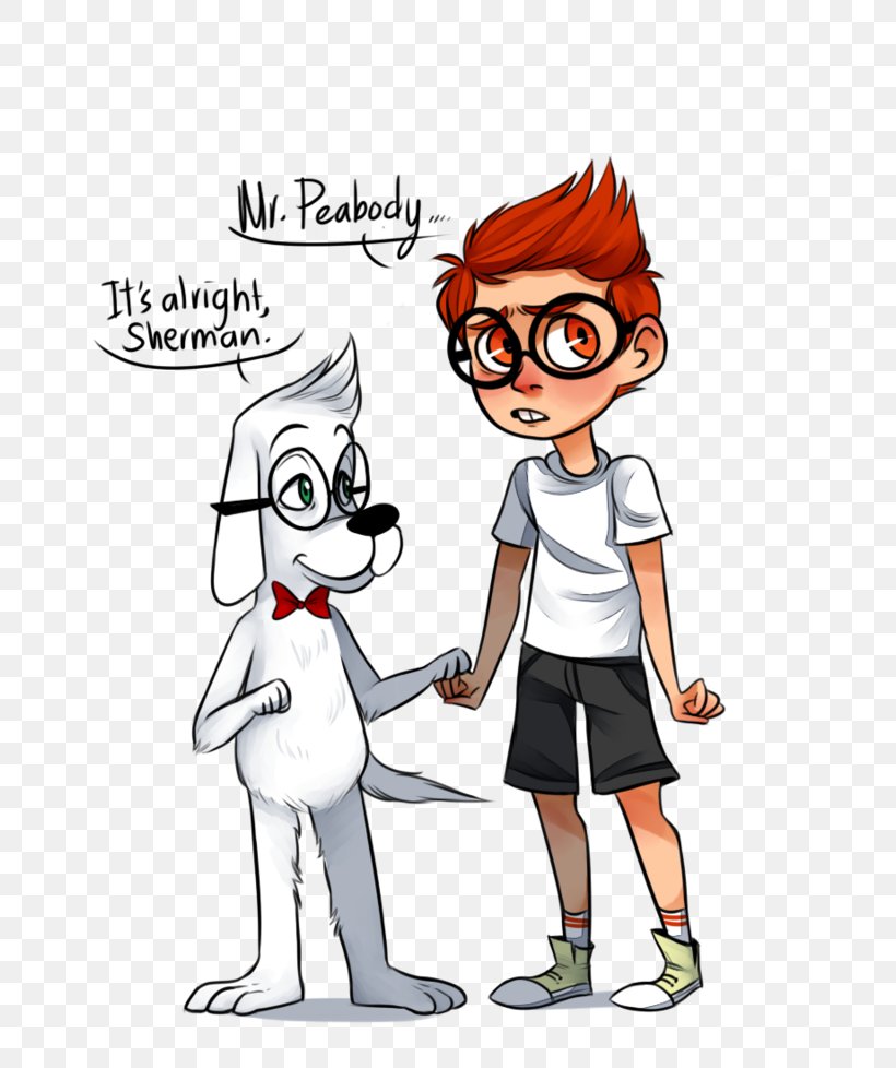 Mr. Peabody Fan Art Character Thumb Dog, PNG, 800x978px, Watercolor, Cartoon, Flower, Frame, Heart Download Free