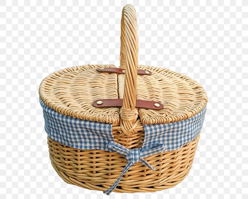 Picnic Baskets Wicker Hamper Lining, PNG, 606x657px, Basket, Blue, Check, Cooler, Cutlery Download Free