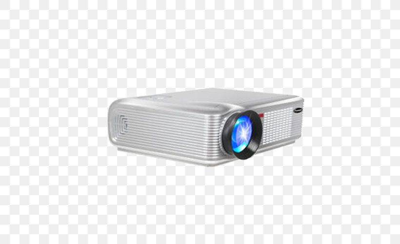 Video Projector High-definition Television Handheld Projector, PNG, 500x500px, Video Projector, Digital Light Processing, Electronic Device, Full Hd, Gratis Download Free