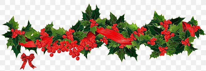 Christmas Day Garland Santa Claus Wreath, PNG, 2404x832px, Christmas Day, Branch, Christmas Decoration, Christmas Garland, Christmas Ornament Download Free