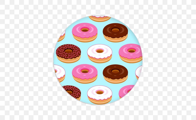 Donuts IPhone 6 PopSockets Smartphone Mobile Phone Accessories, PNG, 500x500px, Donuts, Car Phone, Dessert, Doughnut, Finger Food Download Free