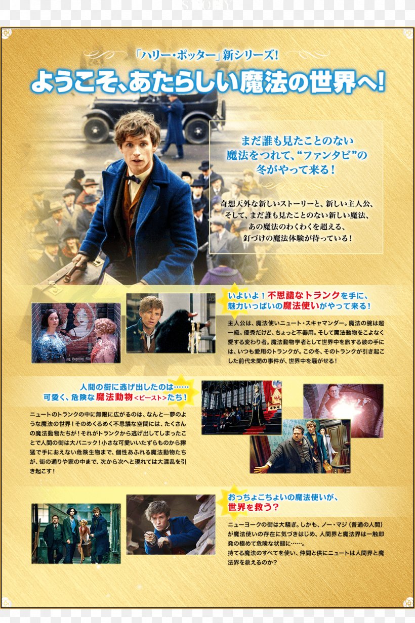 Fantastic Beasts And Where To Find Them Film Series Flyer Poster Amusement Arcade Game, PNG, 1008x1515px, Flyer, Advertising, Amusement Arcade, Eddie Redmayne, Game Download Free