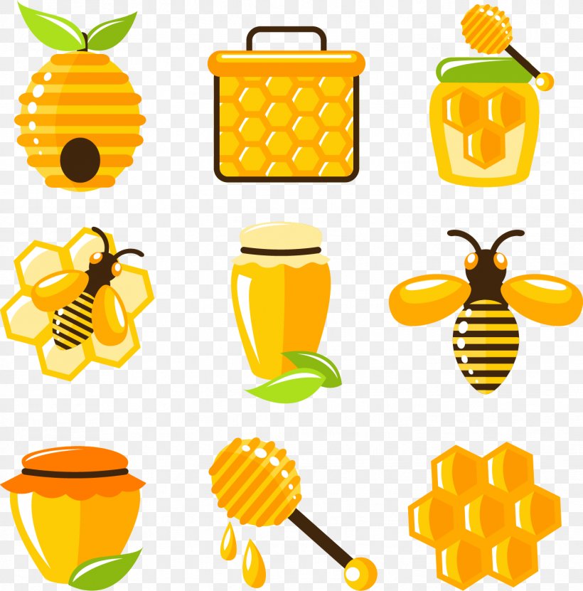 Honey Bee Beehive, PNG, 1447x1467px, Bee, Beehive, Beekeeper, Bumblebee, Food Download Free