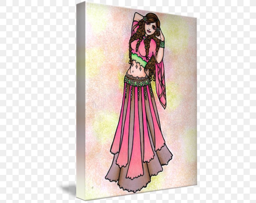 Belly Dance Art Costume Design, PNG, 454x650px, Watercolor, Cartoon, Flower, Frame, Heart Download Free